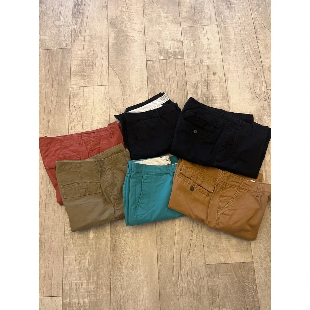Old Navy Mens Cargo Shorts Size 36 Chino Cotton Blend Multiple Colors‎